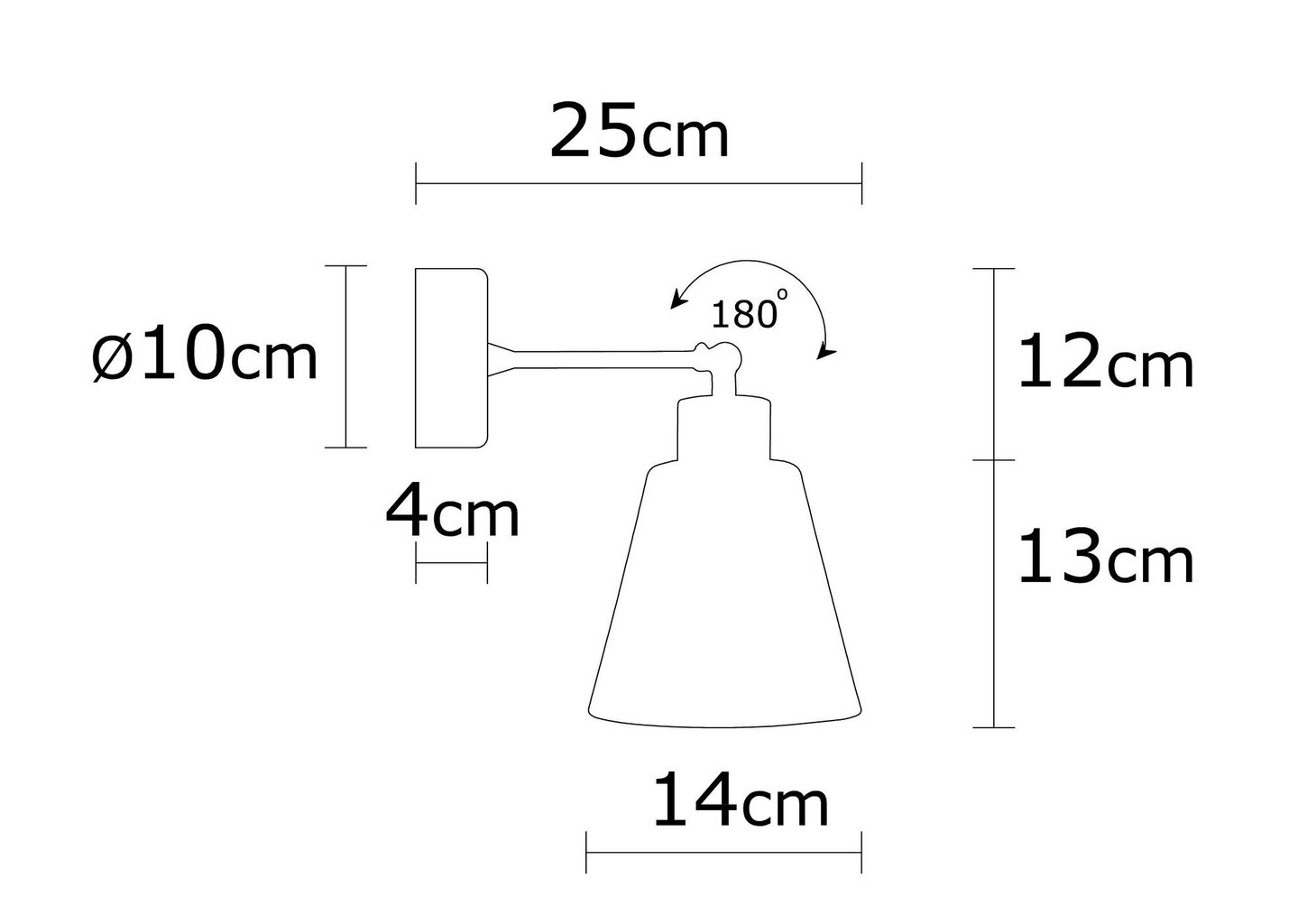 Opviq Alby sieninis šviestuvas Manavgat - N-611 цена и информация | Sieniniai šviestuvai | pigu.lt