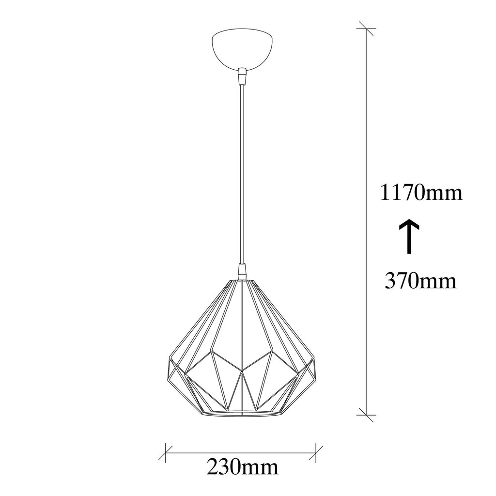 Opviq Sheen pakabinamas šviestuvas Diamond цена и информация | Pakabinami šviestuvai | pigu.lt