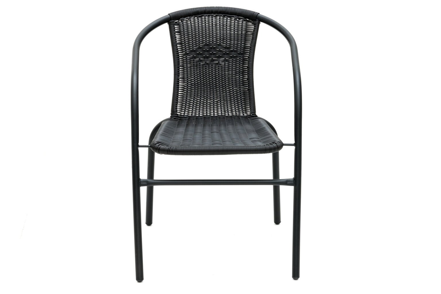 Lauko kėdė 4LIVING Roma, juoda kaina ir informacija | Lauko kėdės, foteliai, pufai | pigu.lt