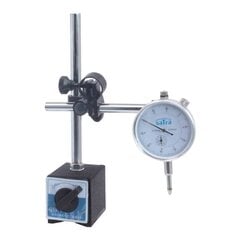 Indikatorius ir magnetinis stovas indikatoriui rinkinys Satra, 2 vnt. kaina ir informacija | Mechaniniai įrankiai | pigu.lt