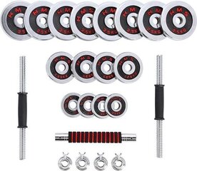 Набор дисков и грифа HMS STC30, 30 кг цена и информация | Гантели, штанги, гири | pigu.lt