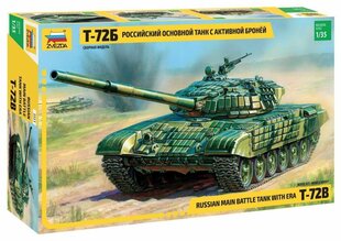 Istorinė miniatiūra Zvezda 3551 T-72B kaina ir informacija | Klijuojami modeliai | pigu.lt