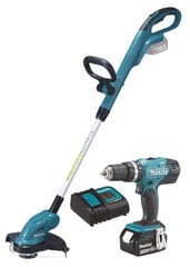 Комплект аккумуляторных инструментов Makita Combo DLX2114S цена и информация | Триммеры | pigu.lt