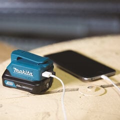 Адаптер аккумуляторов Makita 10,8 В, USB цена и информация | Шуруповерты, дрели | pigu.lt