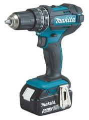 Аккумуляторная ударная дрель Makita DHP482RTJ 18В, 36/50NM, 2X5Aч цена и информация | Шуруповерты, дрели | pigu.lt