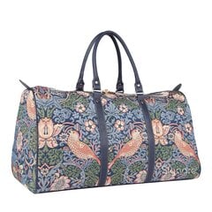 Дорожная сумка для женщин Signare Strawberry Thief Blue цена и информация | Чемоданы, дорожные сумки | pigu.lt
