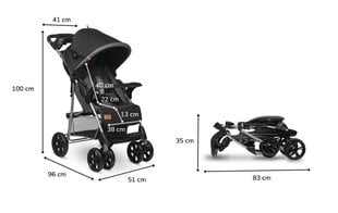 Спортивная коляска Lionelo Emma Plus, Stone цена и информация | Коляски | pigu.lt