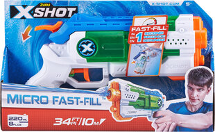 Игрушечный водяной пистолет X-Shot Micro Fast-Fill, 56220 цена и информация | Игрушки для песка, воды, пляжа | pigu.lt