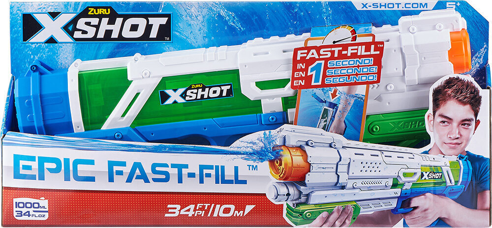 Žaislinis vandens šautuvas X-Shot Epic Fast-Fill, 56221 цена и информация | Vandens, smėlio ir paplūdimio žaislai | pigu.lt