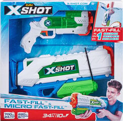 Набор игрушечных водяных пистолетов X-Shot Fast- Fill и Micro Fast-Fill, 56225 цена и информация | Игрушки для песка, воды, пляжа | pigu.lt