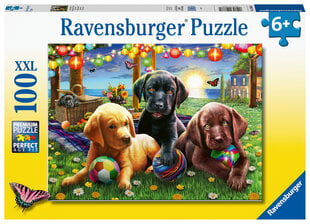 Dėlionė Ravensburger Šuniukų iškyla 100 d., 12886 kaina ir informacija | Dėlionės (puzzle) | pigu.lt