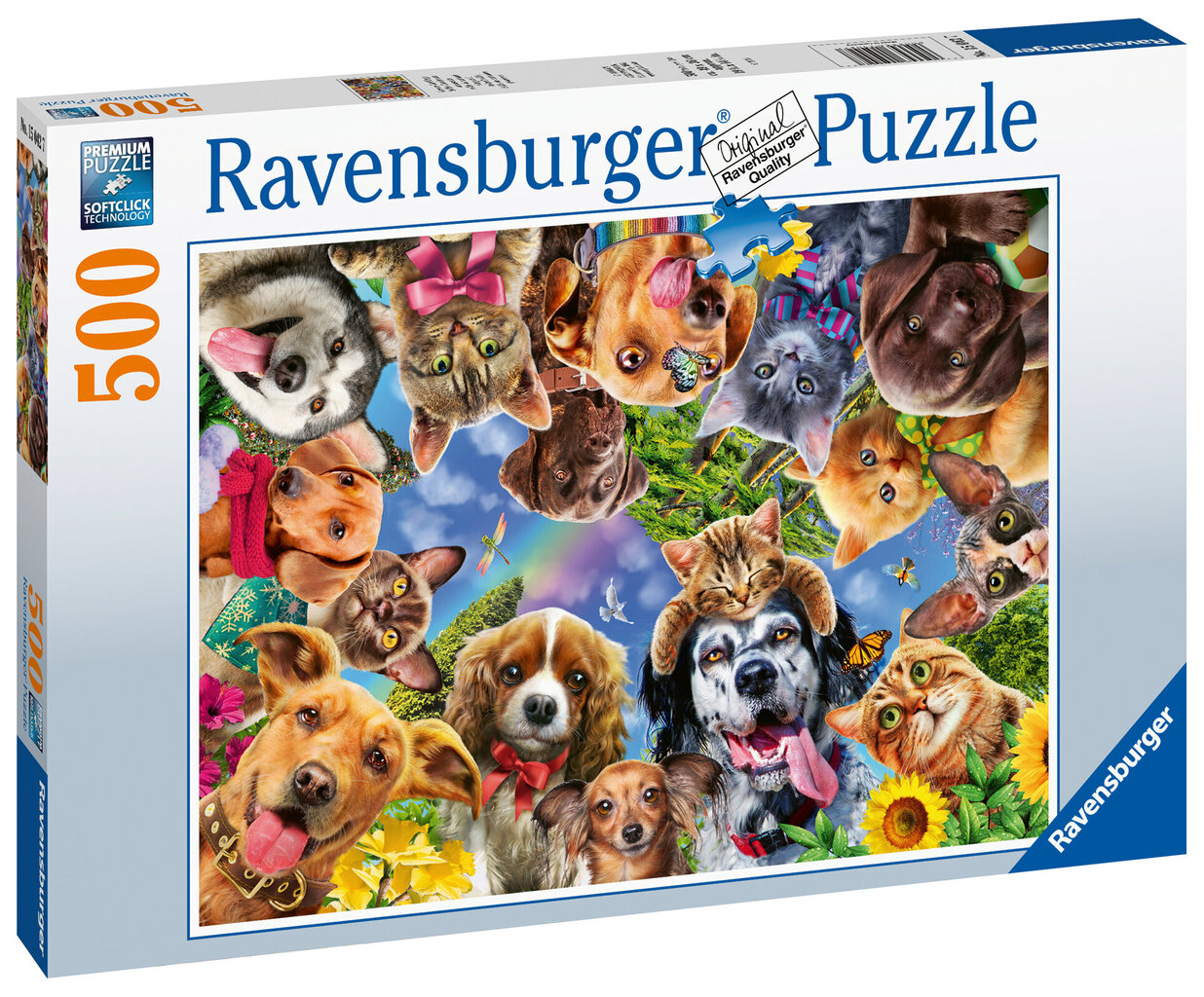 Dėlionė Ravensburger Gyvūnų asmenukė, 500 d.,15042 kaina ir informacija | Dėlionės (puzzle) | pigu.lt