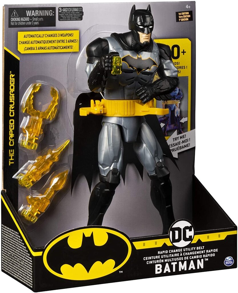 Figūrėlė Betmenas (Batman) Deluxe su garsais, 6055944, 30 cm kaina | pigu.lt
