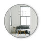 Sieninis veidrodis Umbra, 94 cm, pilkas kaina ir informacija | Veidrodžiai | pigu.lt