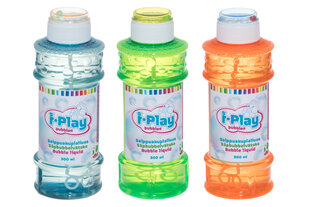 Жидкость для мыльных пузырей i-Play, 300 мл цена и информация | Игрушки для песка, воды, пляжа | pigu.lt