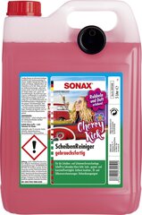 Sonax Vasarinis langų apiplovimo skystis Cherry Kick, 5L kaina ir informacija | Langų ir aušinimo skysčiai | pigu.lt