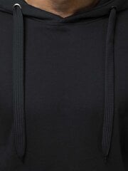 Džemperis su gobtuvu vyrams Buvoli, juodas kaina ir informacija | Džemperiai vyrams | pigu.lt