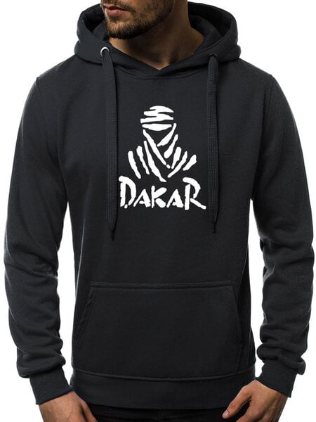 Džemperis su gobtuvu vyrams Dakar, juodas kaina | pigu.lt
