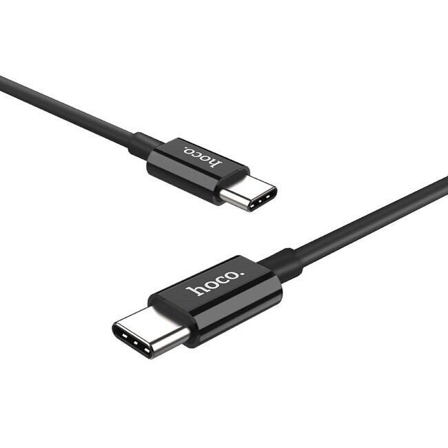 Hoco X23 Ultra Durable Type-C to Type-C Data & Fast 2.4A Charger Cable 1m Black цена и информация | Laidai telefonams | pigu.lt