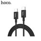 Hoco X23 Ultra Durable Type-C to Type-C Data & Fast 2.4A Charger Cable 1m Black цена и информация | Laidai telefonams | pigu.lt