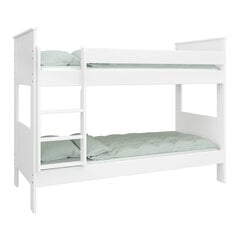 Двухэтажная кровать Steens Alba 615, 90x200 см, белая цена и информация | Детские кровати | pigu.lt