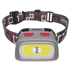 Žibintuvėlis ant galvos EMOS COB + CREE LED, 3xAAA kaina ir informacija | EMOS Sportas, laisvalaikis, turizmas | pigu.lt