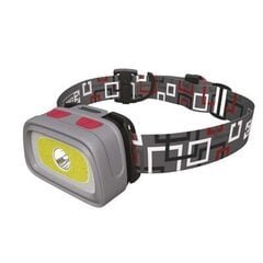 Žibintuvėlis ant galvos EMOS COB + CREE LED, 3xAAA kaina ir informacija | EMOS Sportas, laisvalaikis, turizmas | pigu.lt