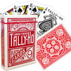 Kortos Bicycle Tally-Ho Fan back kaina ir informacija | Azartiniai žaidimai, pokeris | pigu.lt