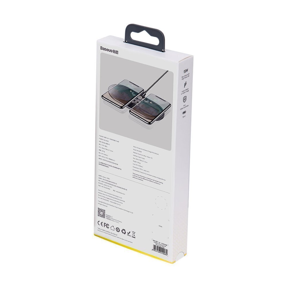 Baseus Simple Pro WXJK-CA02 kaina ir informacija | Krovikliai telefonams | pigu.lt