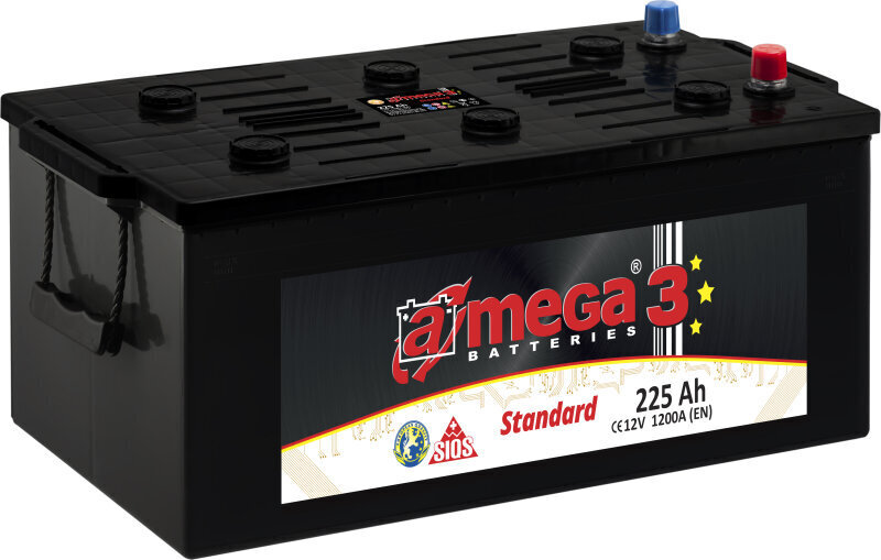 Akumuliatorius A-Mega Standart 225Ah 1200A EN 12V kaina ir informacija | Akumuliatoriai | pigu.lt