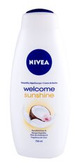 Гель для душа Nivea Welcome Sunshine, 750 мл цена и информация | Масла, гели для душа | pigu.lt