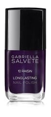 Лак для ногтей Gabriella Salvete Longlasting Enamel 11 мл, 10 Raisin цена и информация | Лаки, укрепители для ногтей | pigu.lt