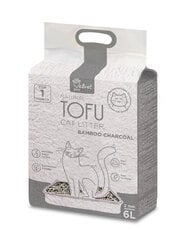 Наполнитель для кошачьего туалета с бамбуковым углем Velvet Paw Tofu 6 л цена и информация | Наполнитель для кошек | pigu.lt