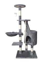Draskyklė namelis Alba Grey, 118 cm kaina ir informacija | Draskyklės | pigu.lt