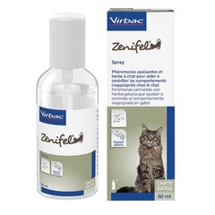 Транквилизатор для кошек  Virbac Zenifel, 60 мл цена и информация | Средства по уходу за животными | pigu.lt