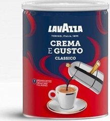 Молотый кофе в банке Lavazza Crema e Gusto ground coffee, 250 г цена и информация | Кофе, какао | pigu.lt