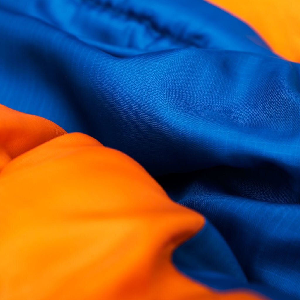 Miegmaišis Spokey Outlast 220x75 cm, mėlynas/oranžinis kaina ir informacija | Miegmaišiai | pigu.lt