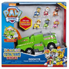 Transporto priemonė Šunyčiai Patruliai (Paw Patrol) Team Rescue Rocky, 6052962 цена и информация | Игрушки для мальчиков | pigu.lt