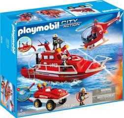 95037 PLAYMOBIL® City Action Набор пожарных с подводной лодкой цена и информация | Конструкторы и кубики | pigu.lt