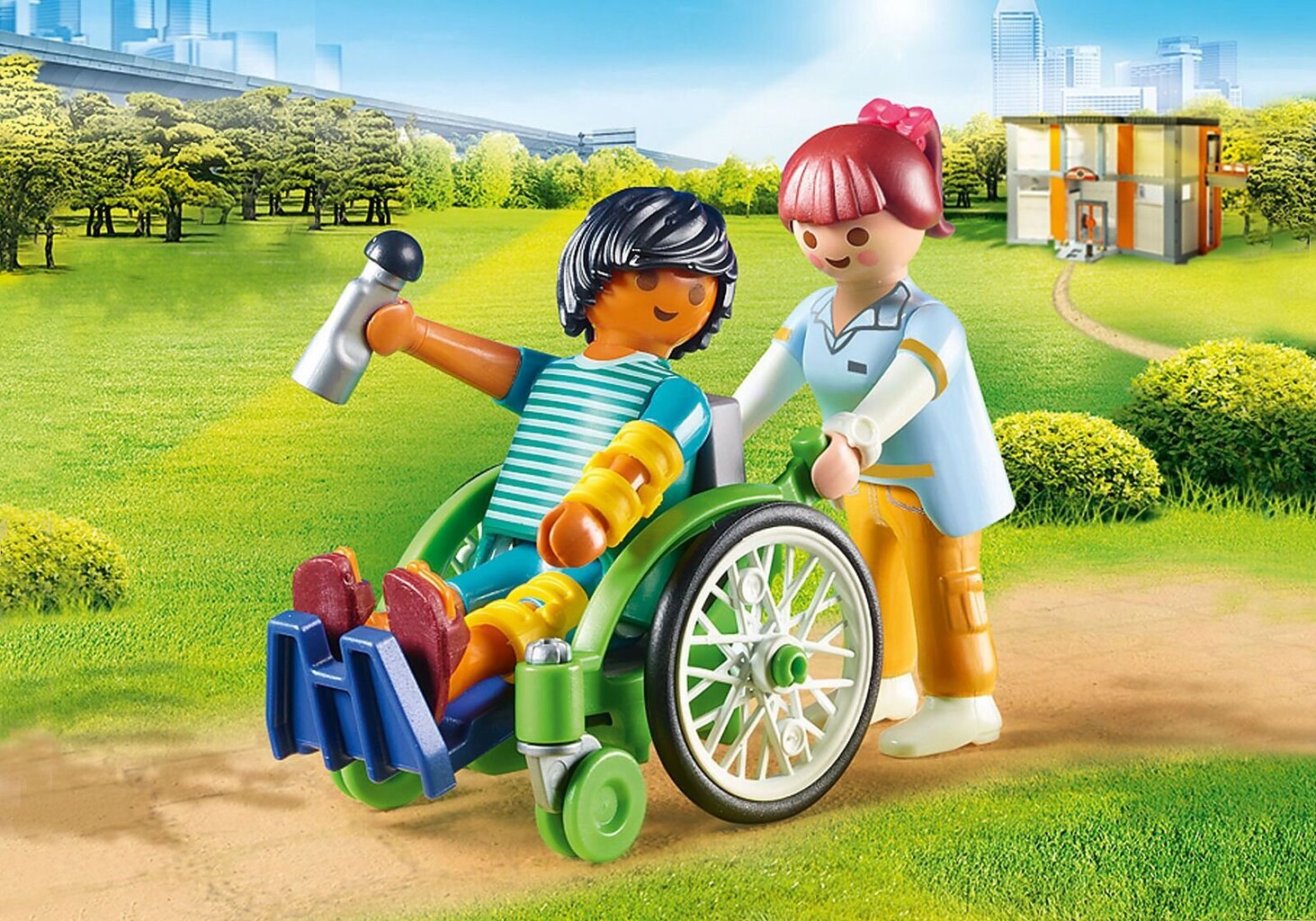 70193 PLAYMOBIL® City Life Pacientas vežimėlyje kaina ir informacija | Konstruktoriai ir kaladėlės | pigu.lt