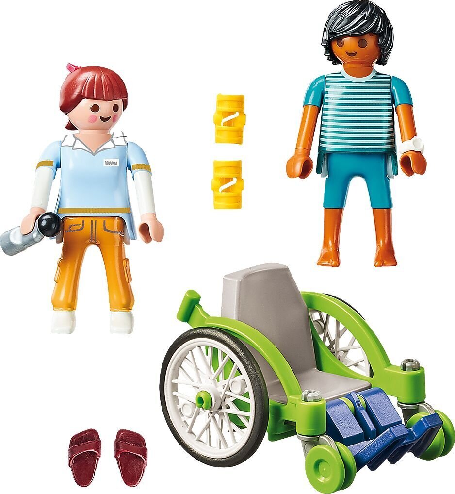 70193 PLAYMOBIL® City Life Pacientas vežimėlyje kaina ir informacija | Konstruktoriai ir kaladėlės | pigu.lt