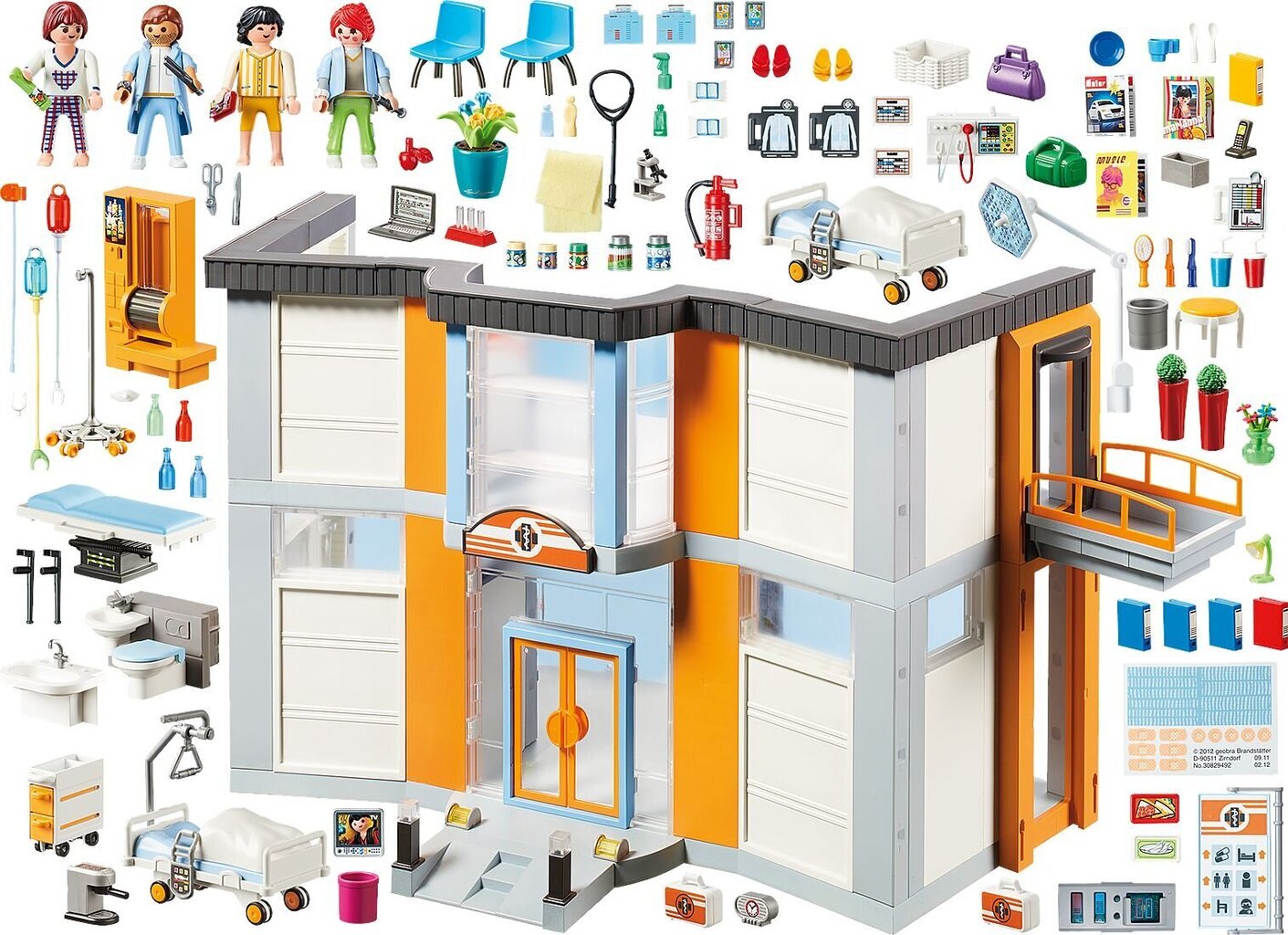 70190 PLAYMOBIL® City Life, Didžioji ligoninė цена и информация | Konstruktoriai ir kaladėlės | pigu.lt