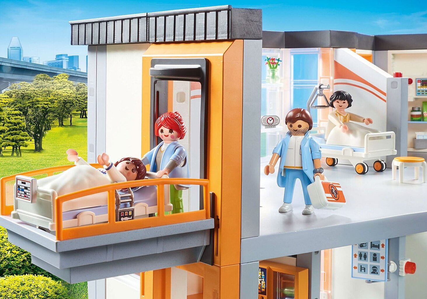 70190 PLAYMOBIL® City Life, Didžioji ligoninė kaina ir informacija | Konstruktoriai ir kaladėlės | pigu.lt