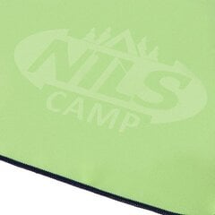 Полотенце Nils Camp NCR11, 140x70 см, зеленое/черное цена и информация | Другой туристический инвентарь | pigu.lt
