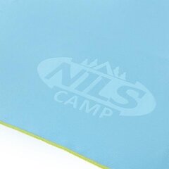 Полотенце Nils Camp NCR12, 180x100 см, синее/зеленое цена и информация | Другой туристический инвентарь | pigu.lt
