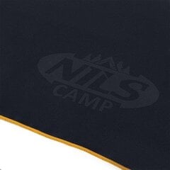 Полотенце Nils Camp NCR12, 180x100 см, черное/оранжевое цена и информация | Другой туристический инвентарь | pigu.lt