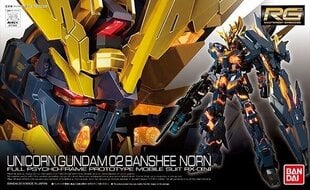 Конструктор Bandai - RG Unicorn Gundam 02 Banshee Norn, 1/144, 21060. цена и информация | Конструкторы и кубики | pigu.lt