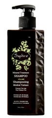Восстанавливающий шампунь для волос с минералами Мертвого моря и кератином Saphira Mineral Treatment Shampoo, 1000 мл цена и информация | Шампуни | pigu.lt
