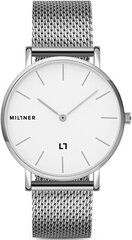 Laikrodis moterims Millner Mayfair Silver 39 mm kaina ir informacija | Moteriški laikrodžiai | pigu.lt