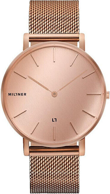 Laikrodis moterims Millner Mayfair Pink 39 mm цена и информация | Moteriški laikrodžiai | pigu.lt